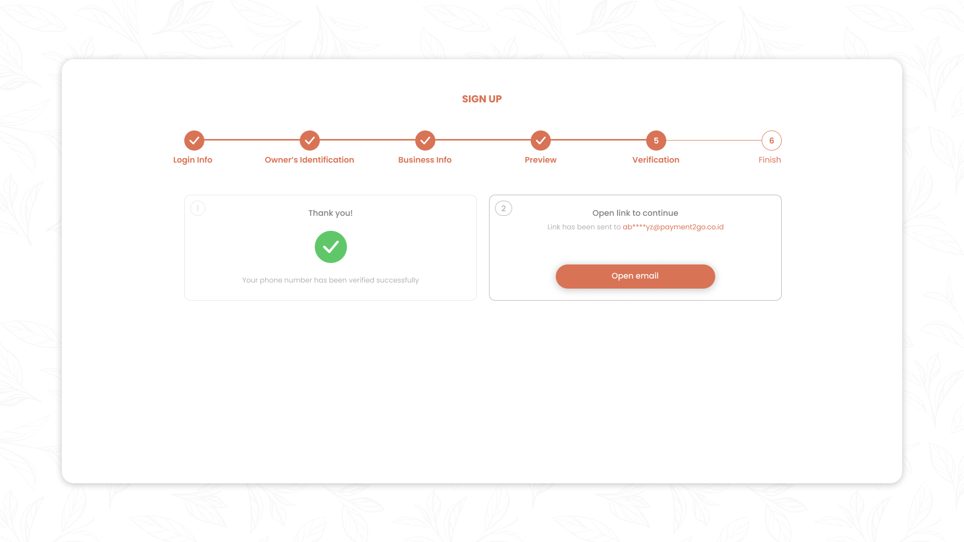 Merchant Web & Mobile App screen 9
